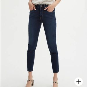 Levi’s 721 Ankle High-Rise Dark Skinny Jeans